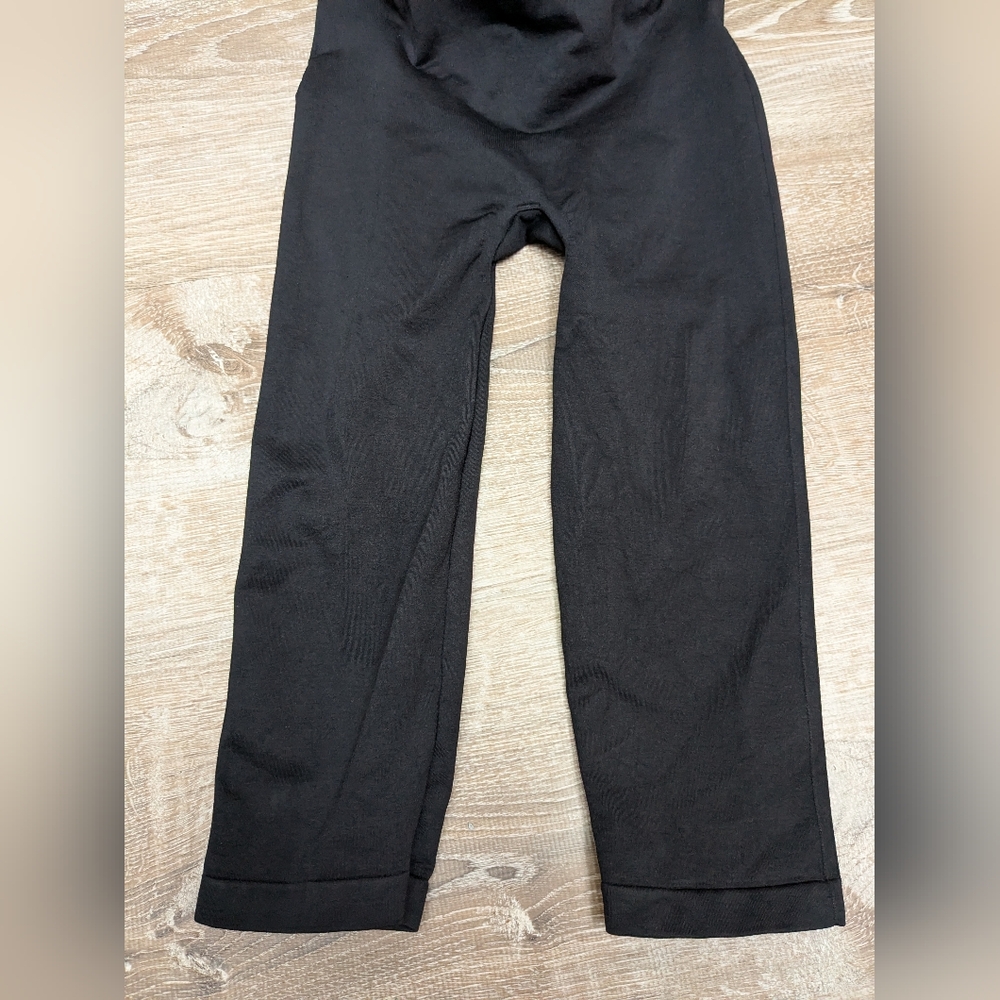 Blanqi Everyday Black Crop Belly Support Maternity Leggings Shapewear Size Small - Picture 5 of 8